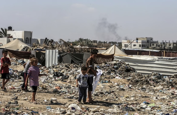 Gaza, nei campi profughi ci sono degli enormi problemi con le condizioni igieniche
