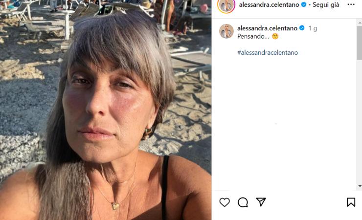 Alessandra Celentano irriconoscibile nuovo taglio di capelli 