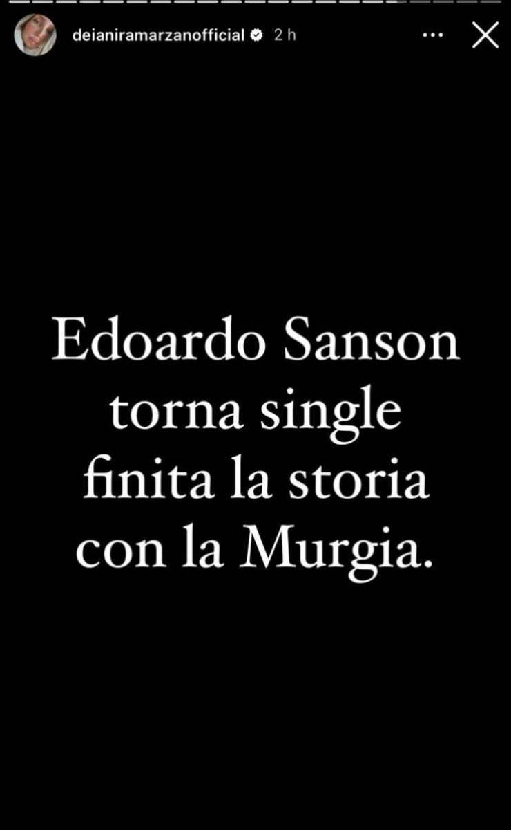 GF Nicole Murgia Edoardo Sanson fine storia 