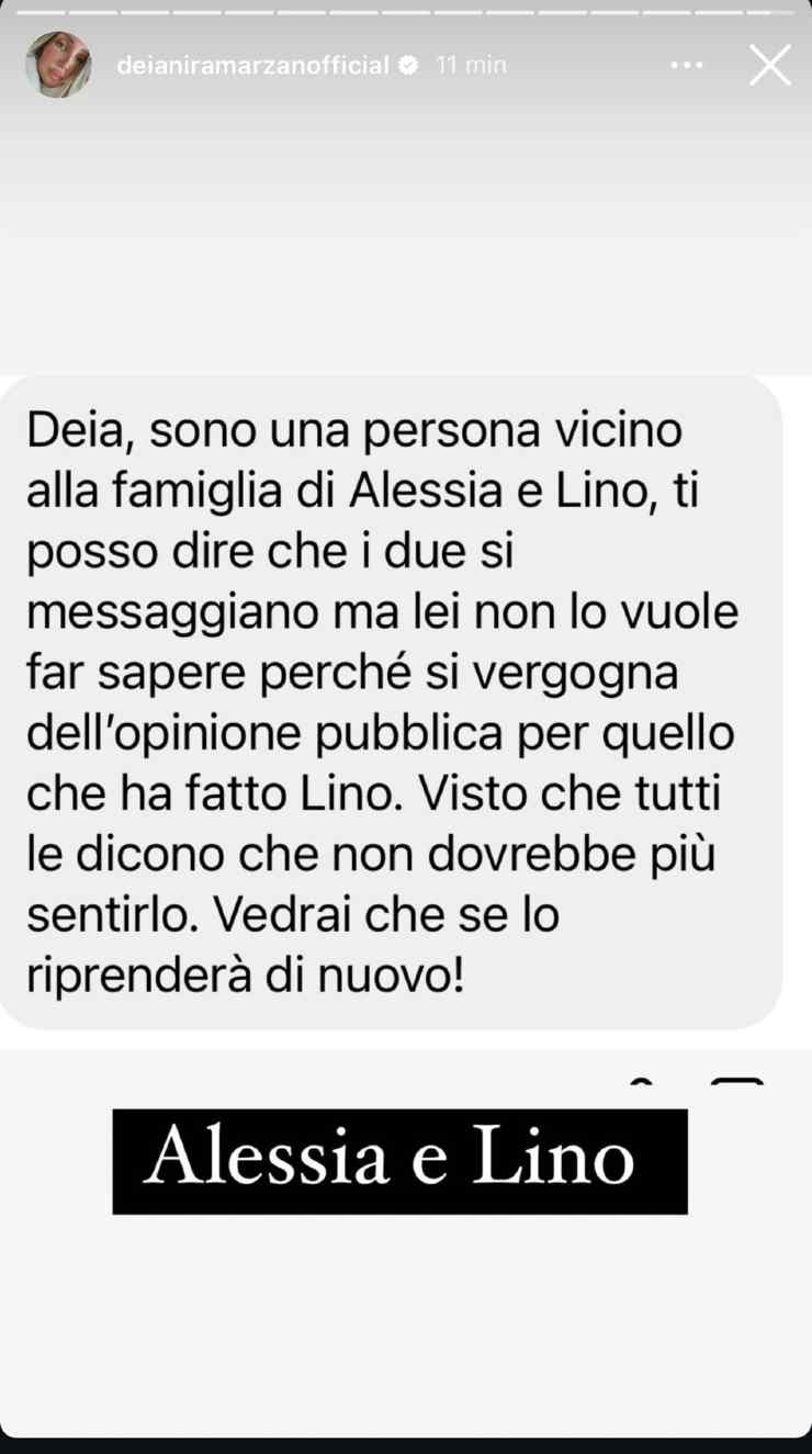 Temptation Island Alessia e Lino segnalazione 