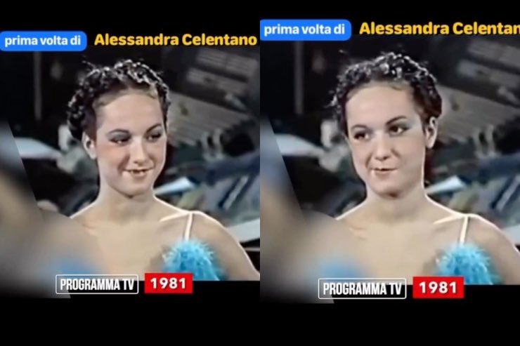 Alessandra Celentano video di 40 anni fa: sua prima volta in tv