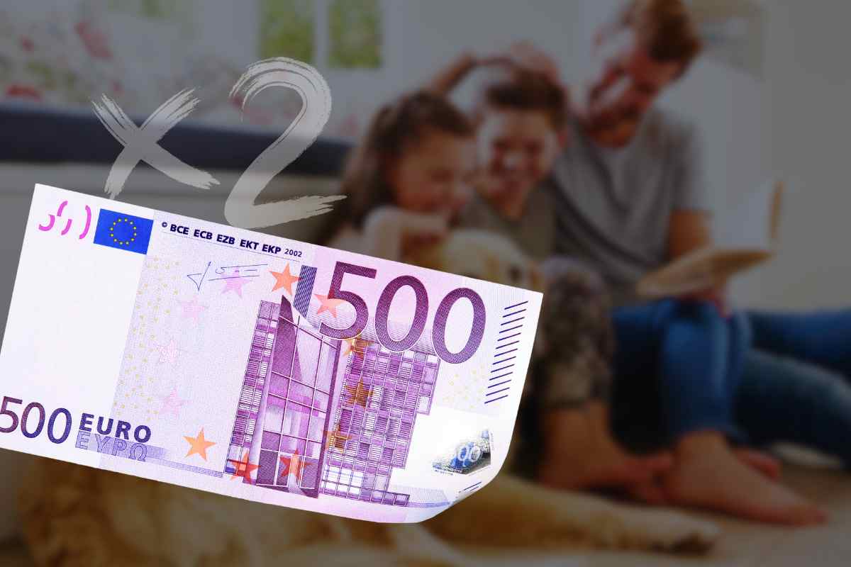 doppio bonus 500 euro per le famiglie