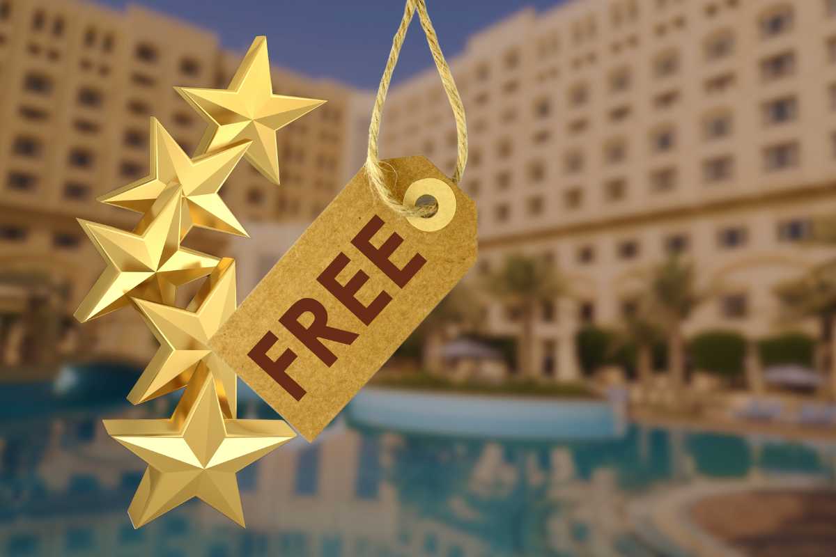 vacanze hotel 5 stelle gratis il trucco