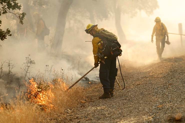 Pompiere incendio