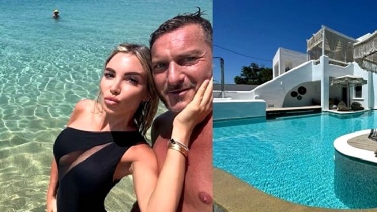 costo villa di Francesco Totti e Noemi Bocchi a Naxos in Grecia: non ci crederete 