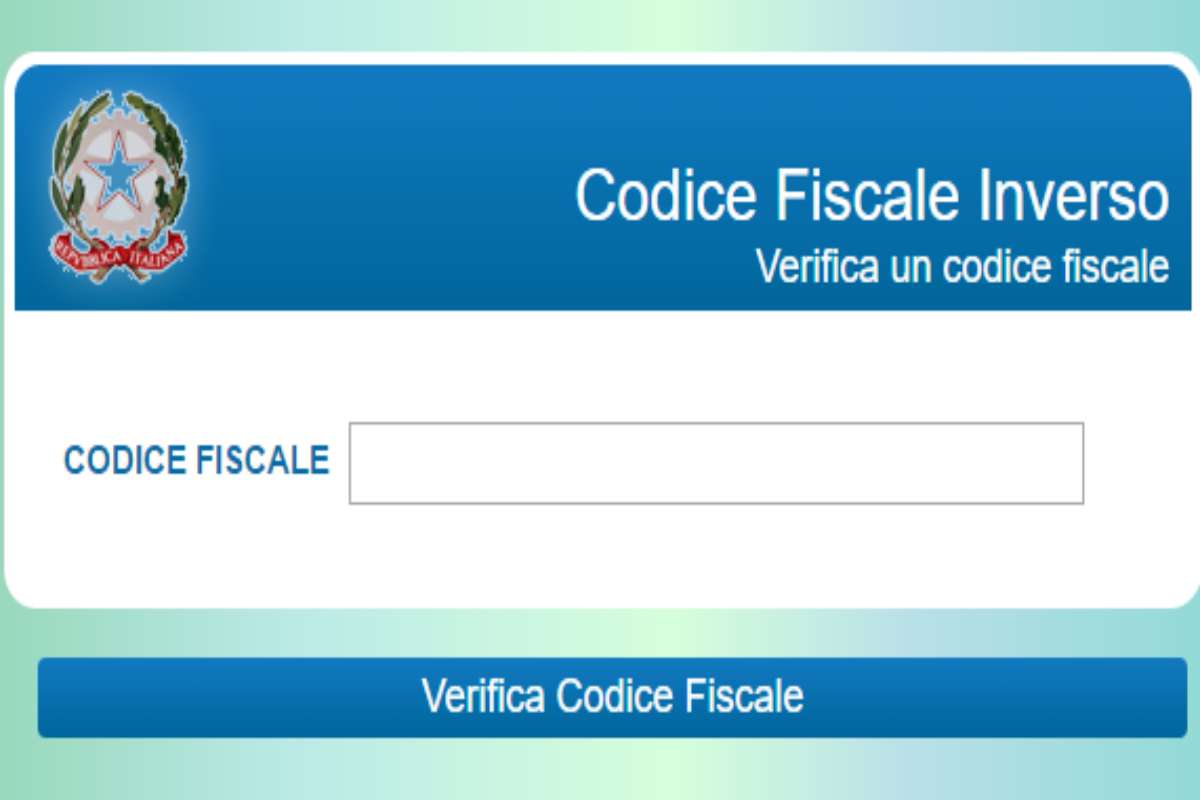 Calcolo codice fiscale inverso