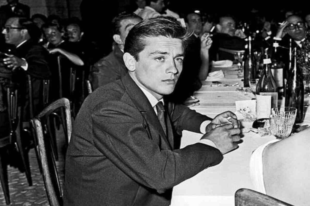 Alain Delon a tavola