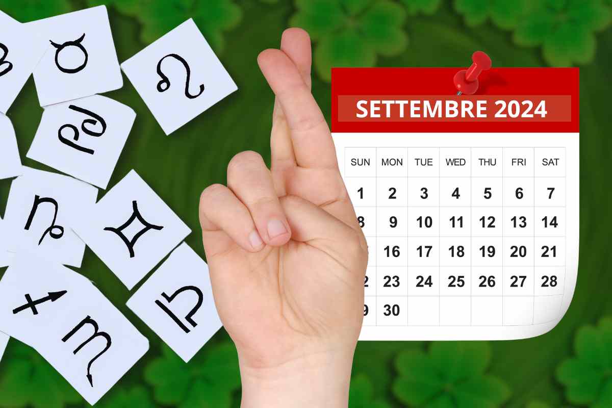 oroscopo fortuna prima settimane settembre 3 segni