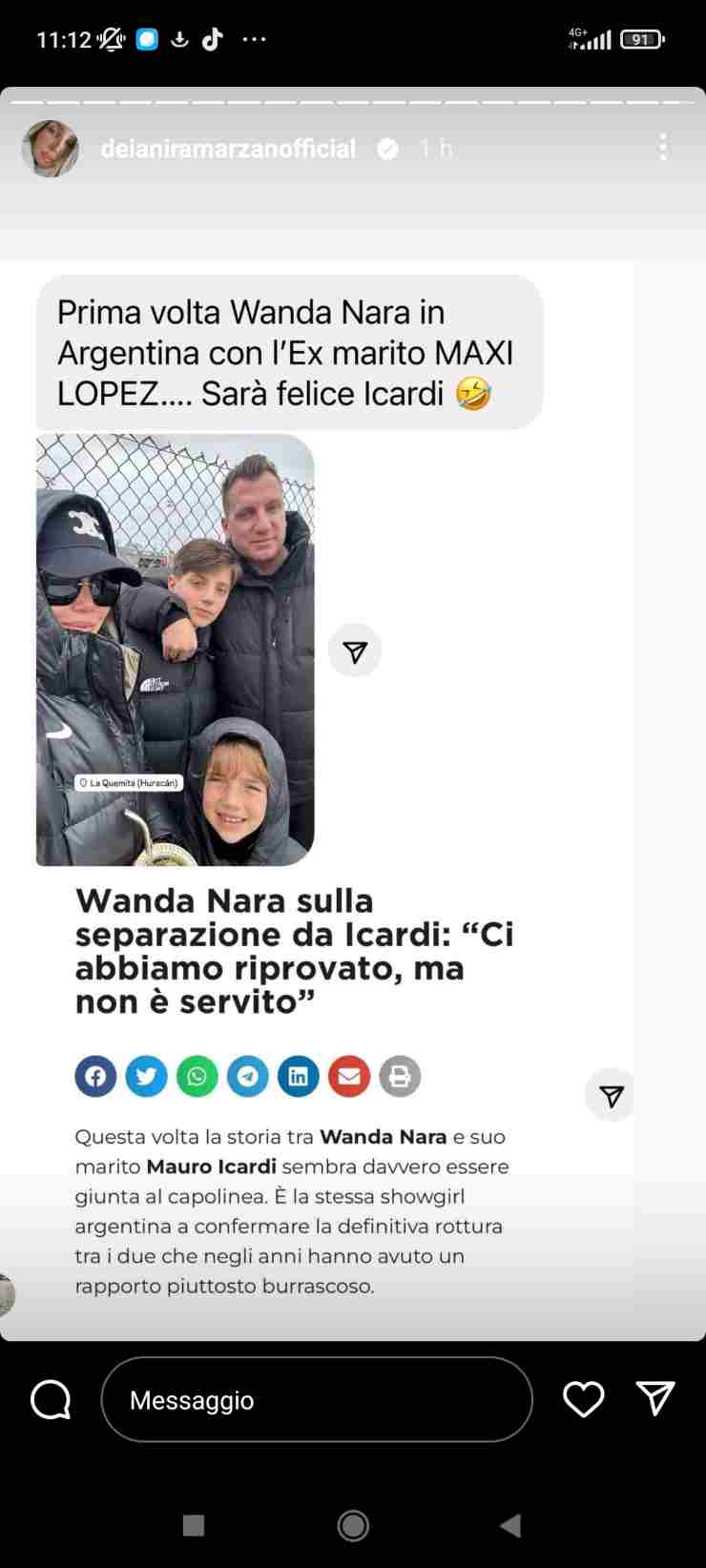 Wanda Nara dopo l'addio a Icardi nuovo flirt foto sorprendente