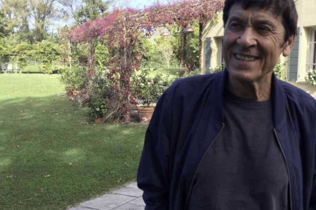 La casa di Gianni Morandi si trova nelle verdi colline vicino a Bologna