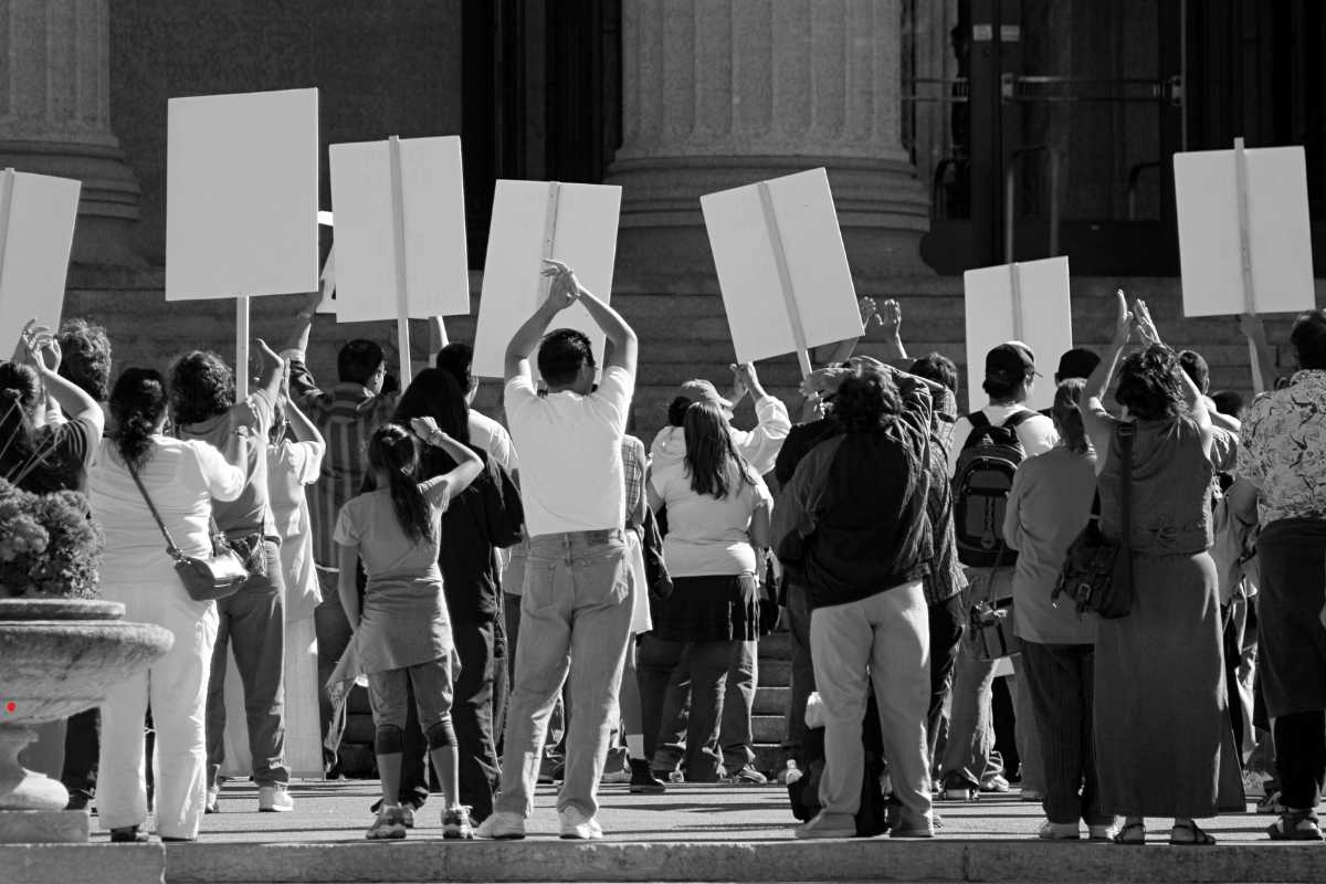 Le proteste dei cittadini