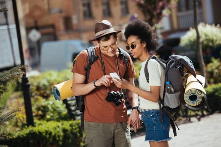 Una coppia di turisti