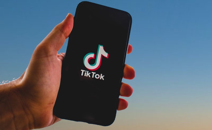 Utente usa tiktok