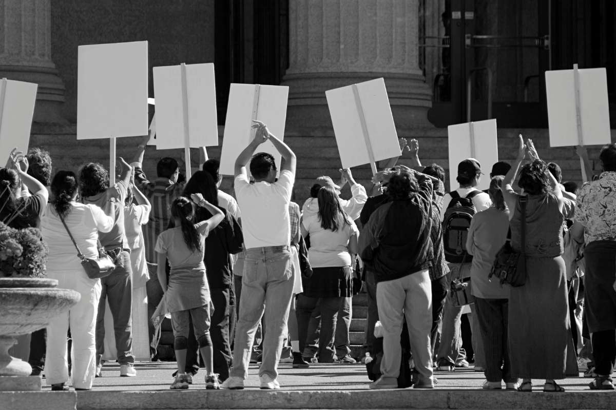 La protesta