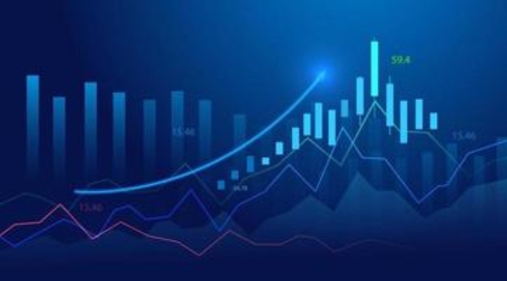 Schema che illustra l'andamento di investimenti (Vecteezy)